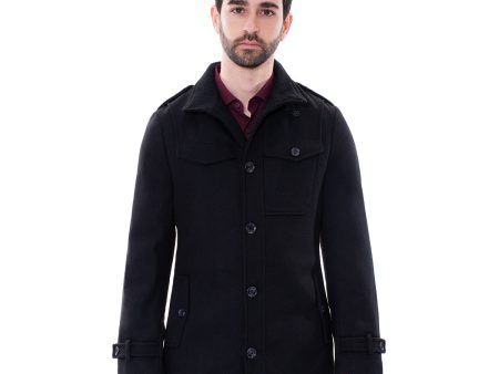 Abrigo Negro Vermonti on Sale