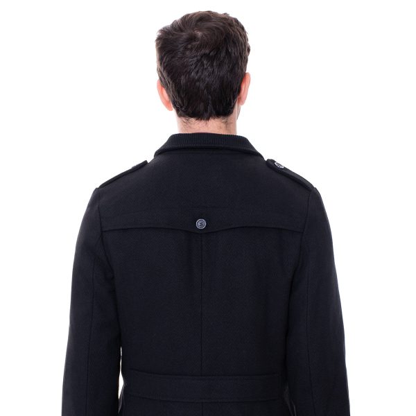 Abrigo Negro Vermonti on Sale