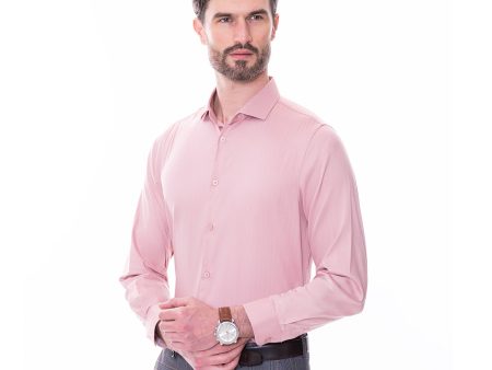 Camisa Fibra de Bambú Rosa Vermonti Online Hot Sale