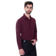 Camisa Fibra de Bambú Vino Vermonti Hot on Sale