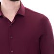 Camisa Fibra de Bambú Vino Vermonti Hot on Sale