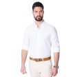 Camisa de Lino Blanco Vermonti on Sale