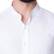 Camisa de Lino Blanco Vermonti on Sale