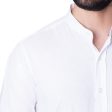 Camisa de Lino Blanco Vermonti on Sale