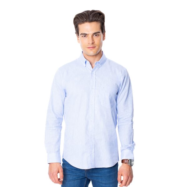 Camisa Lino Cielo Vermonti on Sale