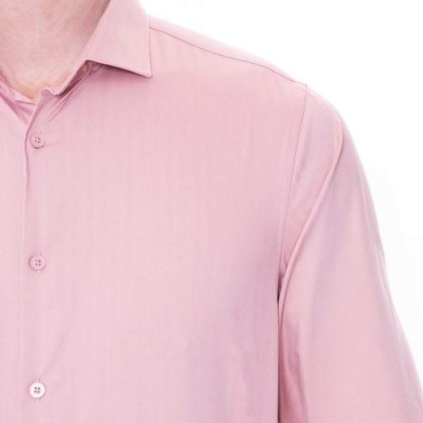 Camisa Fibra de Bambú Rosa Vermonti Online Hot Sale