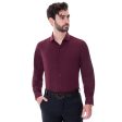 Camisa Fibra de Bambú Vino Vermonti Hot on Sale