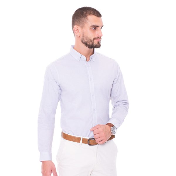 Camisa Gris Aldo Conti Orange For Cheap