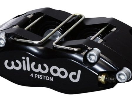 Wilwood Caliper-Dynapro Radial-Black Pwdr 1.25in Pistons 0.81in Disc on Sale