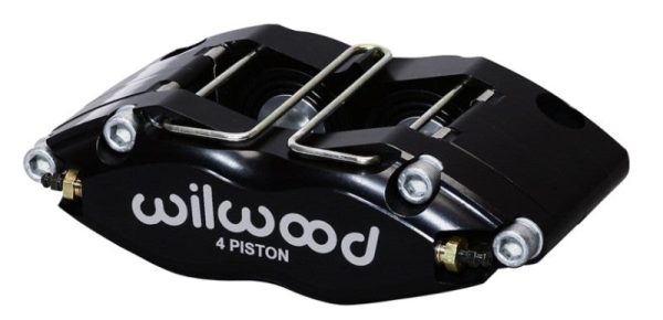 Wilwood Caliper-Dynapro Radial-Black Pwdr 1.25in Pistons 0.81in Disc on Sale