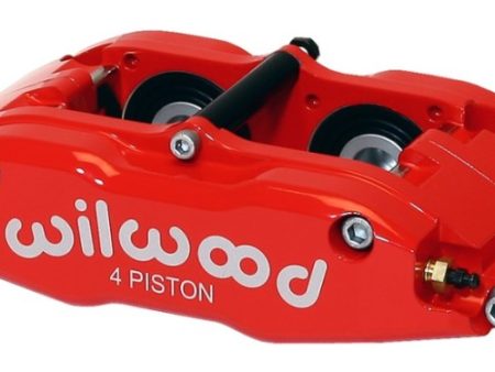 Wilwood Caliper-BNSL4R-Red 1.25in Pistons 1.10in Disc Hot on Sale