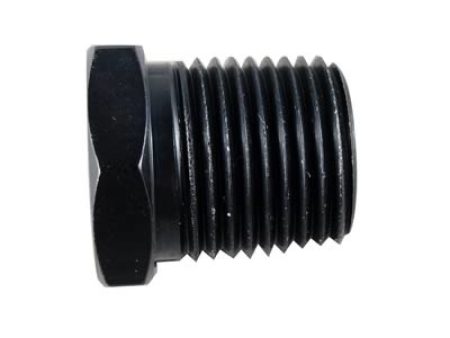 Fragola 1 4 Male Hex Pipe Plug - Black Fashion