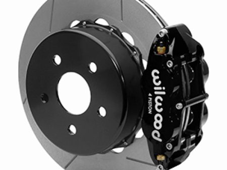 Wilwood 2020+ Jeep Gladiator (JT) Narrow Superlite 4R Rear Slotted Brake Kit 14.00in Black w  Lines Discount