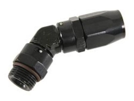 Fragola -10AN x 45 Degree x 1 1 16-12 (12) Hose End - Black on Sale