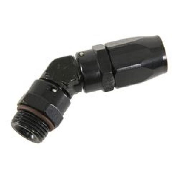 Fragola -10AN x 45 Degree x 1 1 16-12 (12) Hose End - Black on Sale