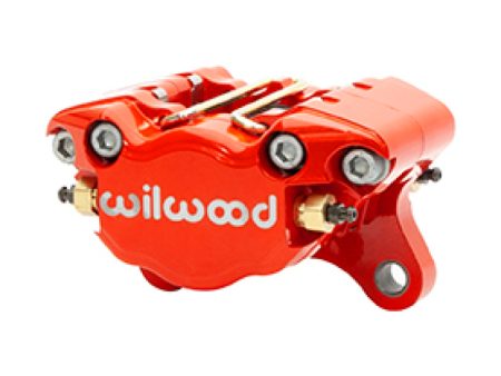 Wilwood Caliper-Dynapro Single 3.75in Mount 1.38in Pistons .38in Disc - Red Hot on Sale