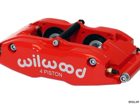 Wilwood Caliper-BNSL4R-Red 1.25in Pistons 1.10in Disc For Cheap