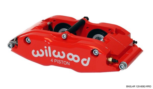 Wilwood Caliper-BNSL4R-Red 1.25in Pistons 1.10in Disc For Cheap