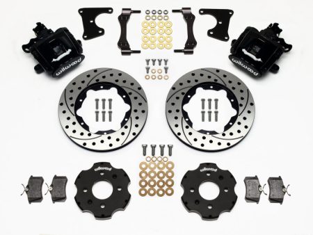 Wilwood Combination Parking Brake Rear Kit 11.00in Drilled Civic   Integra Drum 2.71 Hub Offset Discount