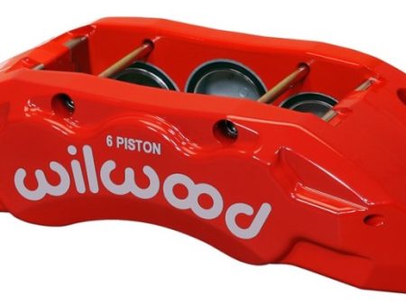 Wilwood Caliper-TX6R- R H - Red 2.00 1.88 1.88in Pistons 1.50in Disc Fashion