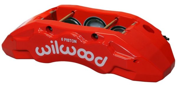 Wilwood Caliper-TX6R- R H - Red 2.00 1.88 1.88in Pistons 1.50in Disc Fashion