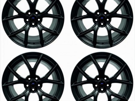 Ford Racing 15-20 Mustang19x9.5in & 19x10in Wheel Kit w TPMS - Matte Black Online Hot Sale