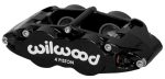 Wilwood Caliper Forged Narrow Superlite FNSL4R-DS Dust Seal 1.12 1.12 1.10in Rotor Width - Black Supply