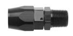 Fragola -8AN Straight Hose End x 1 4 NPT - Black on Sale