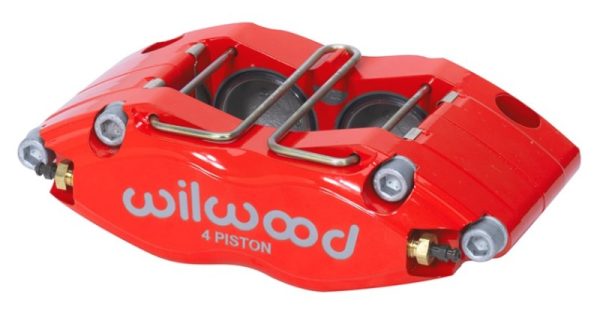 Wilwood Caliper- DPR-DS - Red 1.62in Piston 0.810in Rotor - Dust Seal Fashion