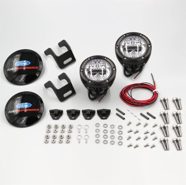 Ford Racing 2021+ Ford Bronco Mirror Mounted 4in Rigid LED Lights Kit For Discount