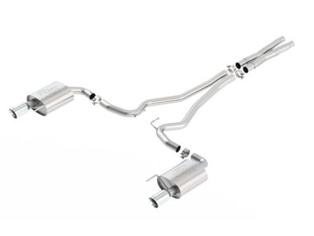 Ford Racing 2015 Mustang 5.0L Touring Cat-Back Exhaust System Chrome (No Drop Ship) Sale