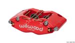 Wilwood Caliper-Dynapro Single 5.98in Mount-Red 1.58in Piston 1.1in Disc Online Sale