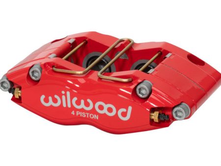 Wilwood Caliper-Dynapro Single 5.98in Mount-Red 1.58in Piston 1.1in Disc Online Sale