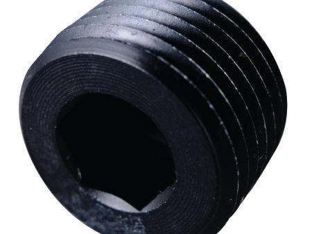 Fragola 1in NPT Pipe Plug Internal Black Supply