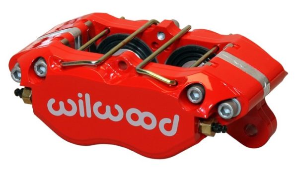 Wilwood Caliper-Dynapro Dust-Boot 5.25in Mount - Red 1.75in Pistons 1.00in Disc Cheap