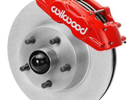 Wilwood 65-67 Ford Mustang D11 11.29 in. Vtd. Brake Kit w  Flex Lines (Red) Online now