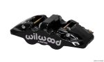 Wilwood Caliper-Aero4 - Black 1.12 1.12in Pistons 1.10in Disc Hot on Sale