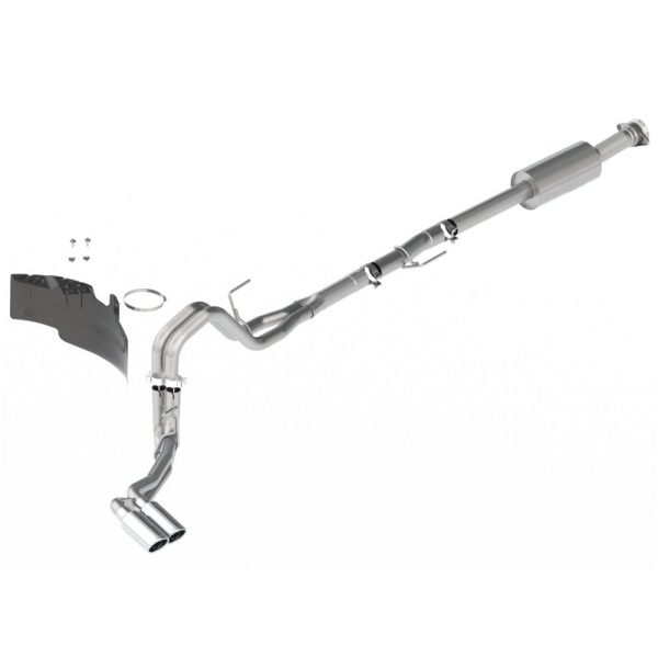 Ford Racing 21-22 F-150 2.7L 3.5L 5.0L Side Exit Extreme Exhaust - Chrome Tips Online