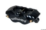 Wilwood Caliper-Forged DynaliteI w Dust Seal-Black 1.38in Pistons .81in Disc Online Sale