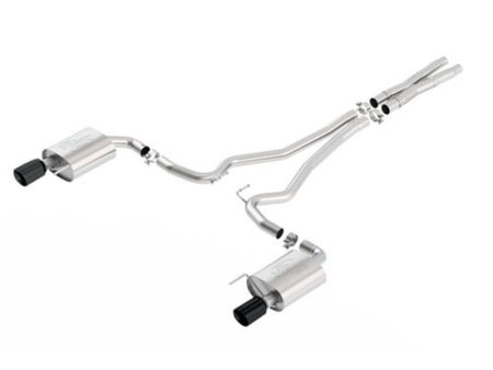 Ford Racing 2015 Mustang 5.0L Sport Cat-Back Exhaust System Black Chrome Sale