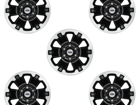 Ford Racing 21-22 Bronco 18in Black Machined Face Wheel Kit Supply