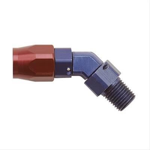 Fragola -10AN x 45 Degree Hose End x 3 4 NPT - Black Online now