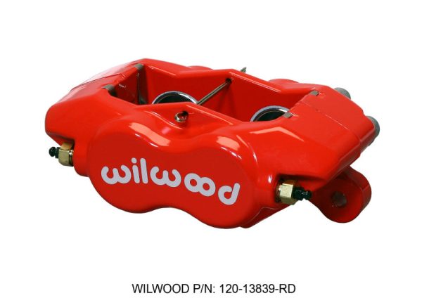 Wilwood Caliper-Forged DynaliteI-Red 1.38in Pistons .81in Disc For Sale