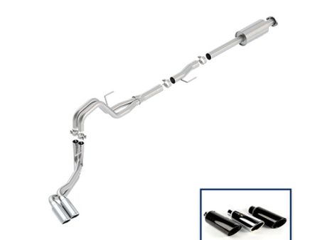 Ford Racing 15-18 F-150 5.0L Cat-Back Extreme Exhaust System Side Exit w  Chrome Tips Discount