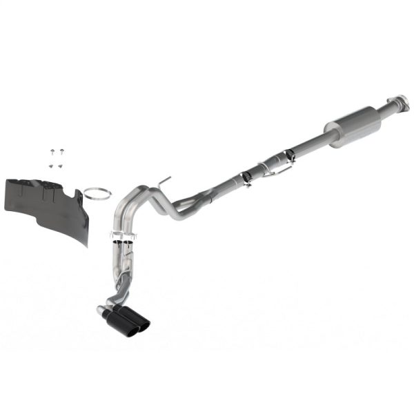 Ford Racing 21-22 F-150 2.7L 3.5L 5.0L Side Exit Extreme Exhaust - Black Tips Online Sale