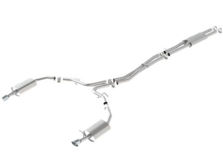 Ford Racing 10-17 Taurus Sho Cat-Back Touring Exhaust System - Chrome Tips Online