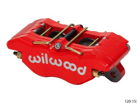 Wilwood Caliper - Off-Road Dynapro Narrow 5.25in Mount - 1.75 1.75in Pistons .38in Disc - Red For Cheap