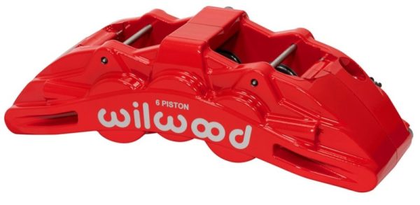 Wilwood Caliper Red SX6R 4.04in Piston 1.25in Disc Online Hot Sale