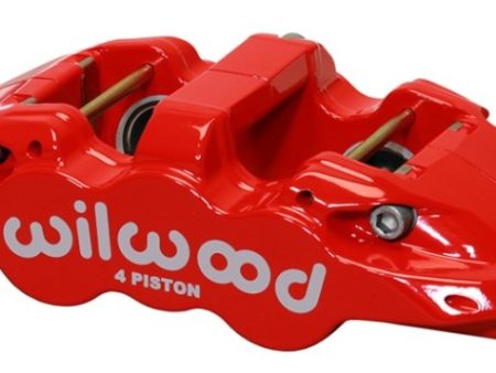 Wilwood Caliper-Aero4-R H - Red 1.62 1.38in Pistons 1.25in Disc Online