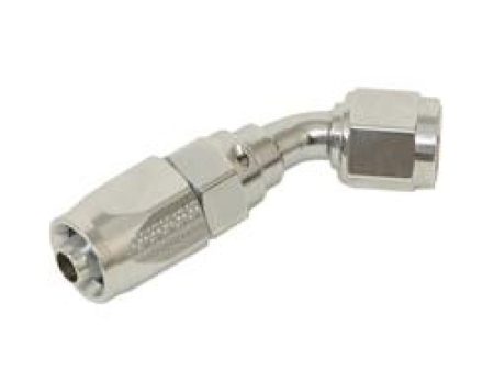 Fragola -8AN x 45 Degree Pro-Flow Hose End Chrome Online